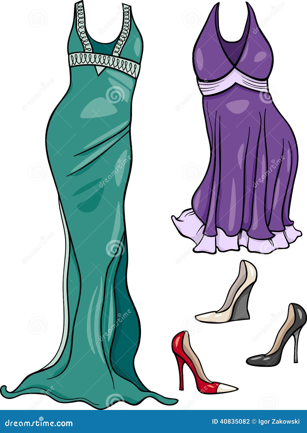 animated prom dress