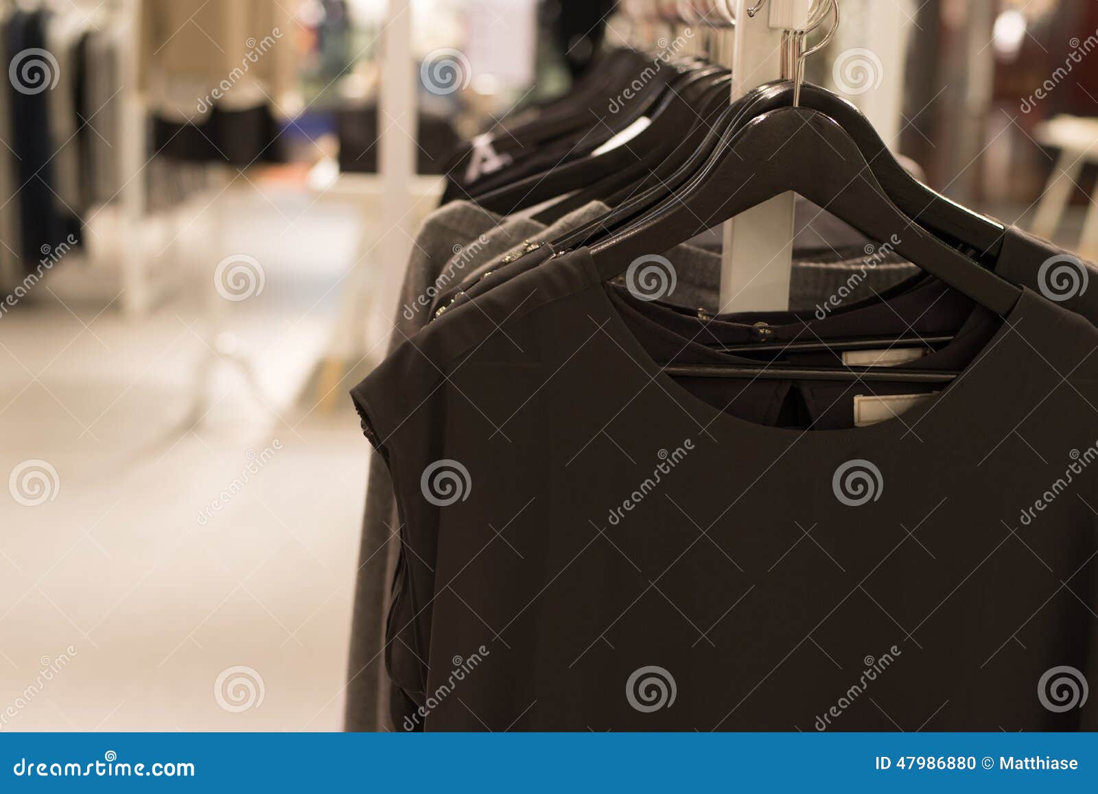 Women Fashion Clothing Store Stock Photo - Image of showing, retail ...