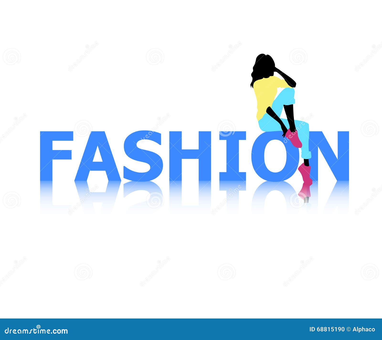 Women in fashion stock vector. Illustration of beauty - 68815190