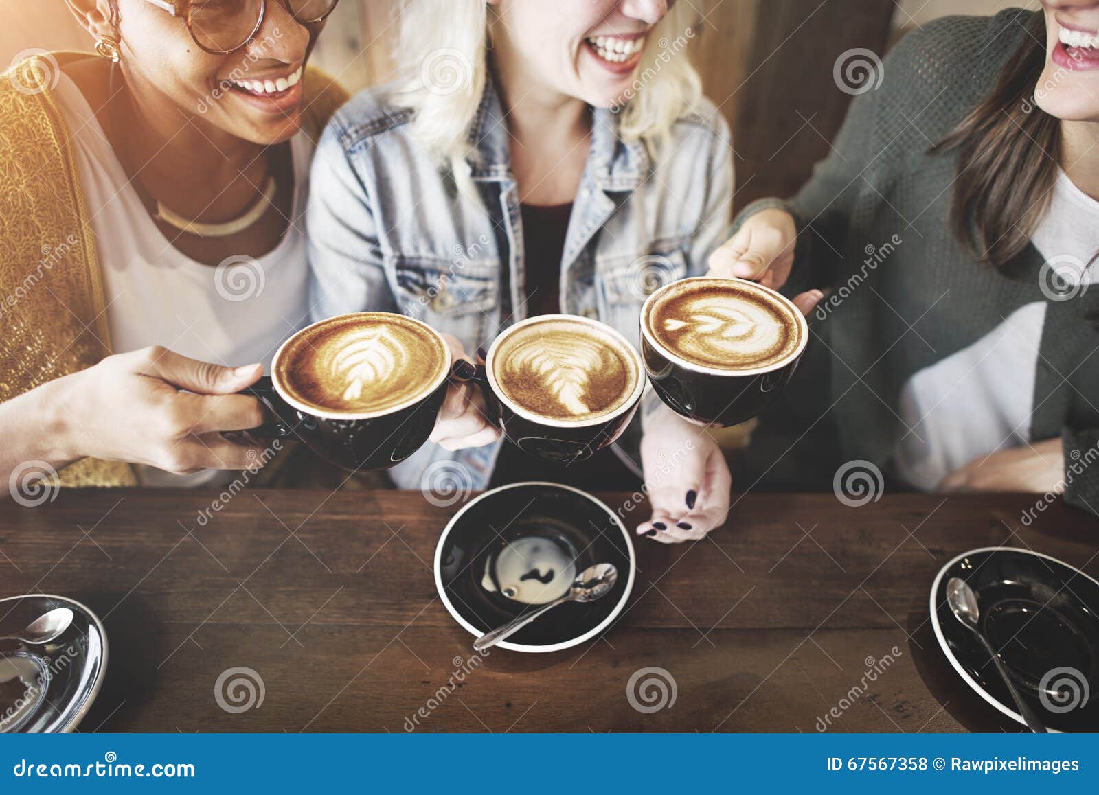 women friends enjoyment coffee times concept