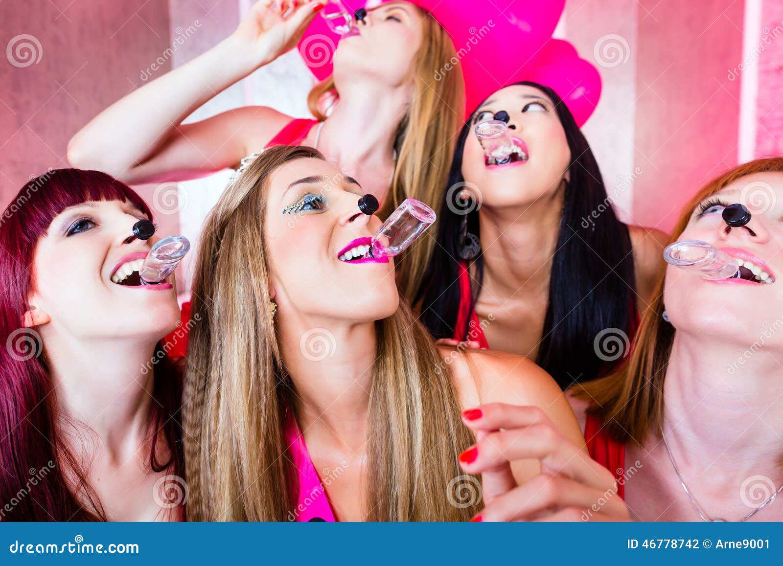 Drunk Hen Night Stock Photos picture