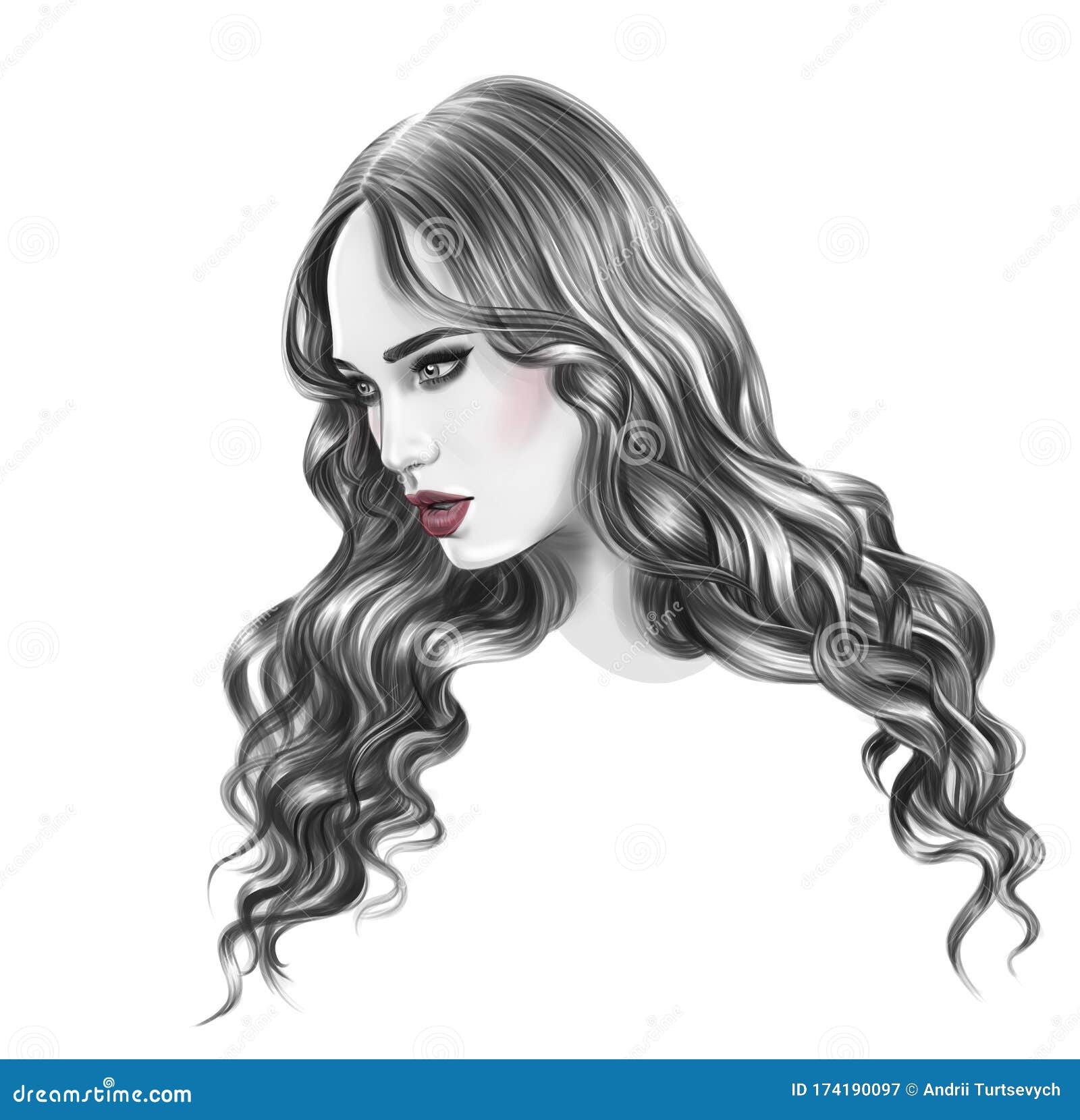 43 Beautiful Hairstyles Grayscale Coloring Pages Printable for Adults, –  Raspiee Coloring