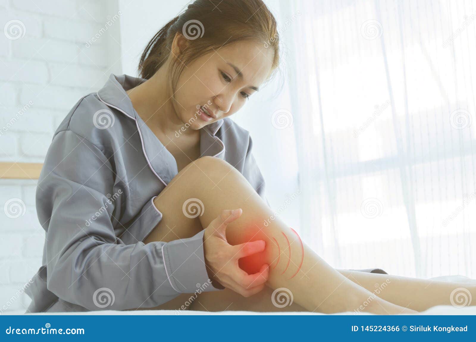 Women With Itching Stock Photo Image Of Gray Herpes 145224366