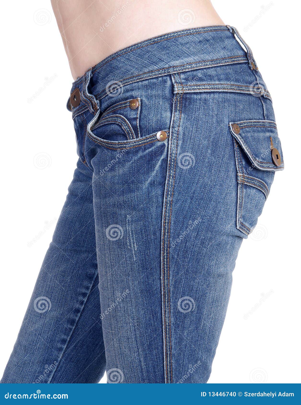 Women in jeans stock photo. Image of beauty, denim, cheek - 13446740