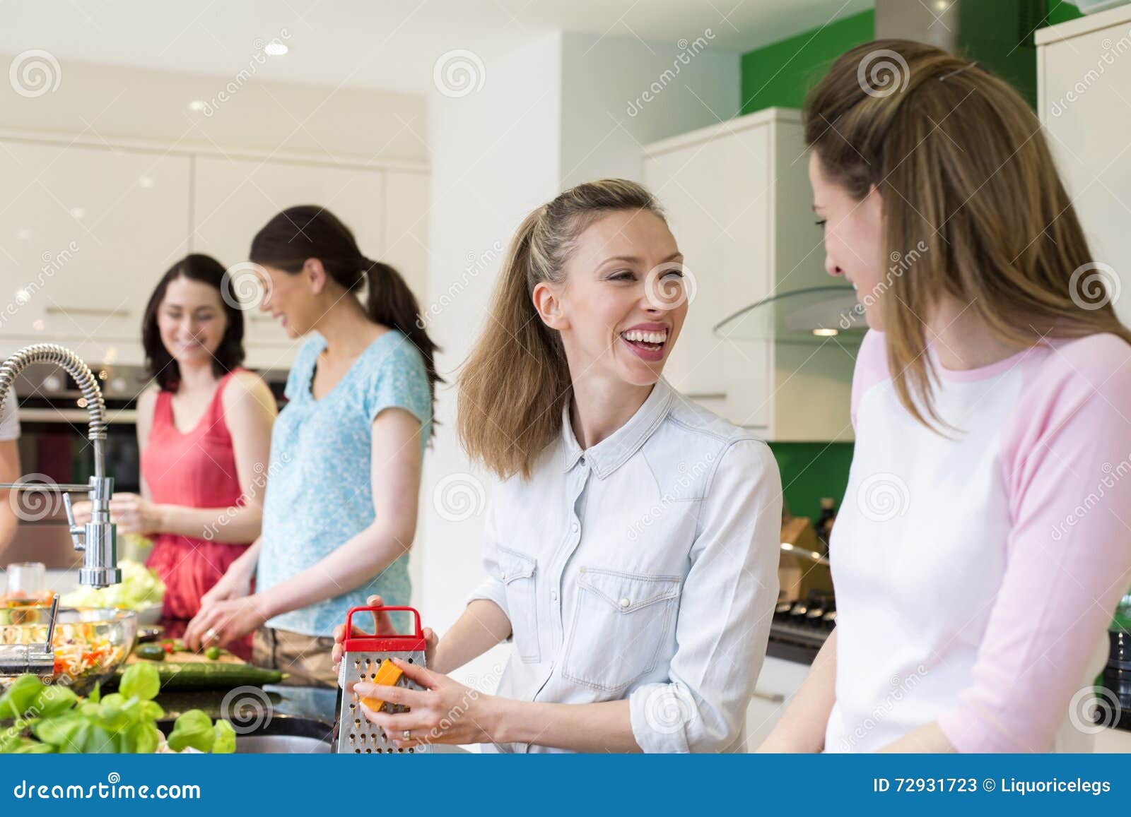 Women in the Kitchen stock image. Image of kitchen, commercial 72931723