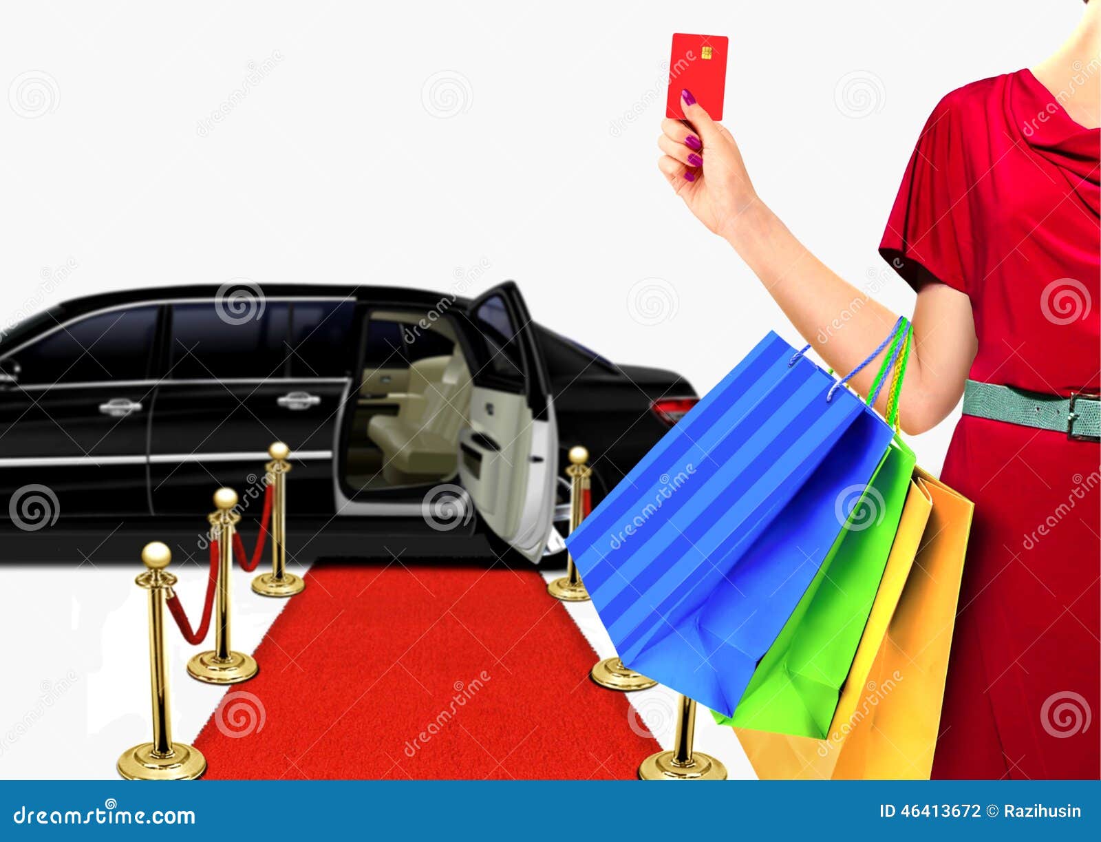 Women with Luxury Lifestyle Shopping Stock Photo - Image of purchase,  buyer: 46413672