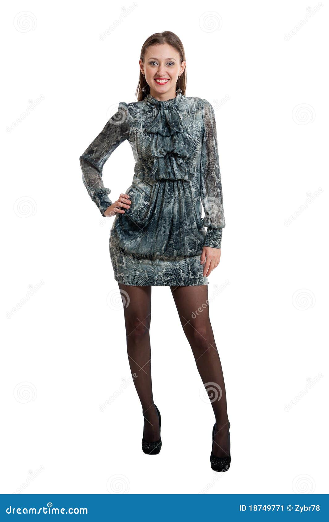 Women in ornament dress stock image. Image of adult, person 18749771