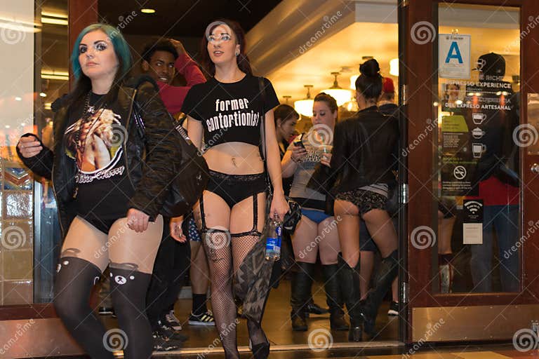 Women without Pants during the Editorial Photography Image of pants