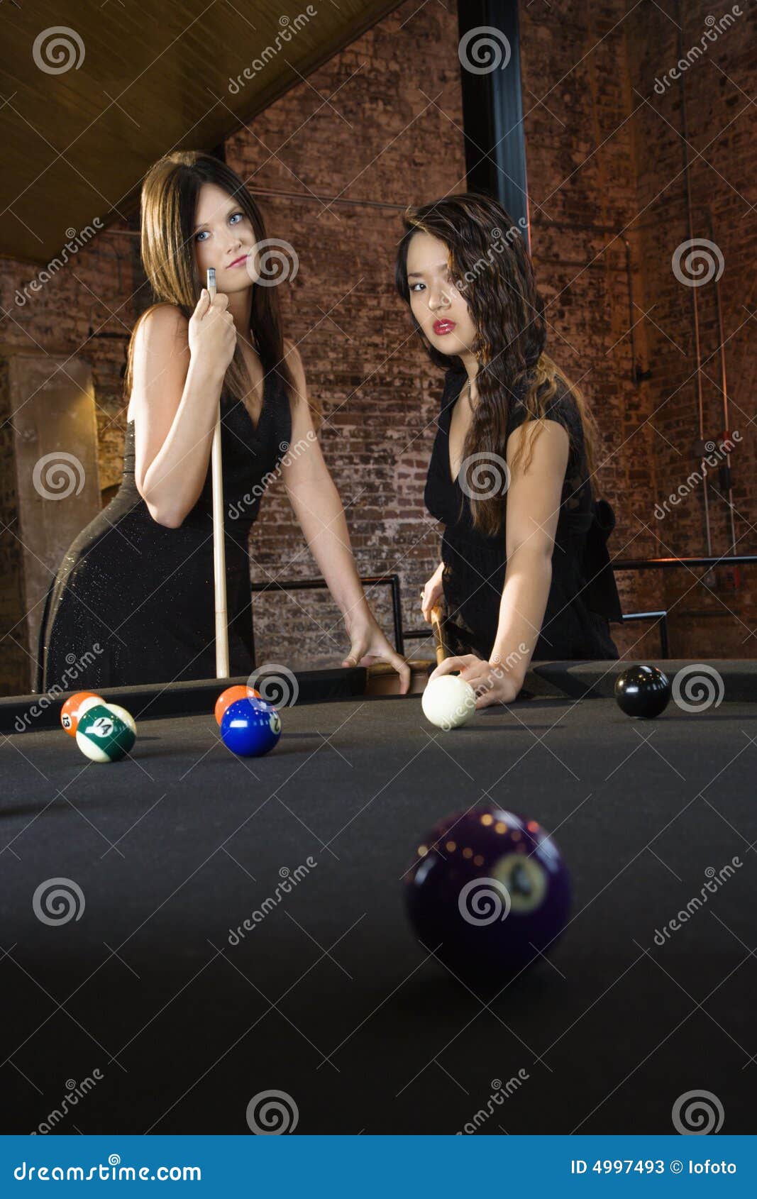 Female Billiard Stock Photos - Free Download With Trial