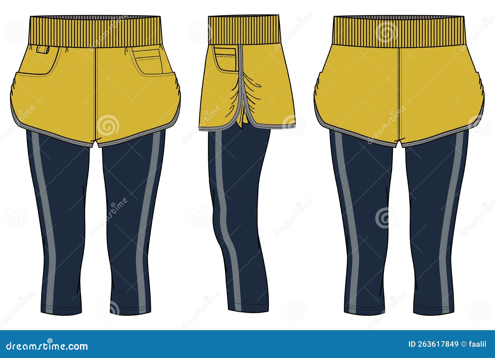 ATHLETIC Capri Leggings  Leggings fashion, Clothes design, Pants