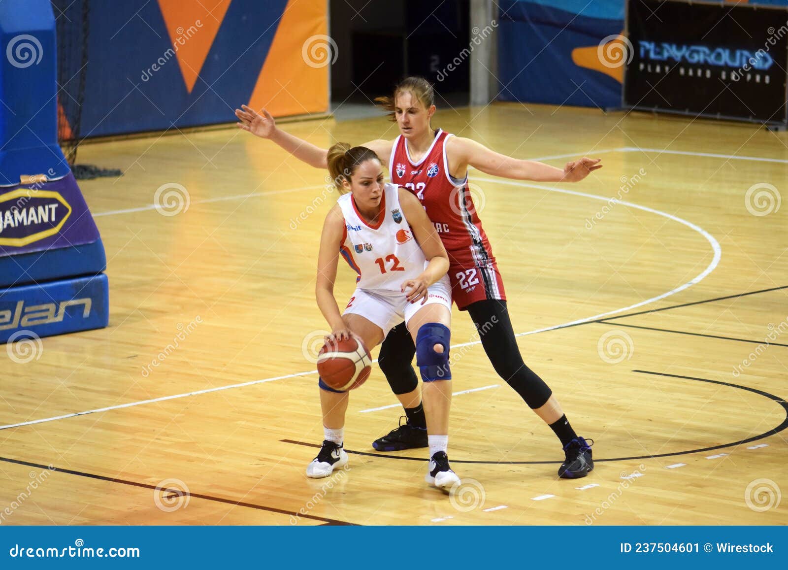 Women`s Basketball Club SPD Radnicki Kragujevac Serbia Editorial