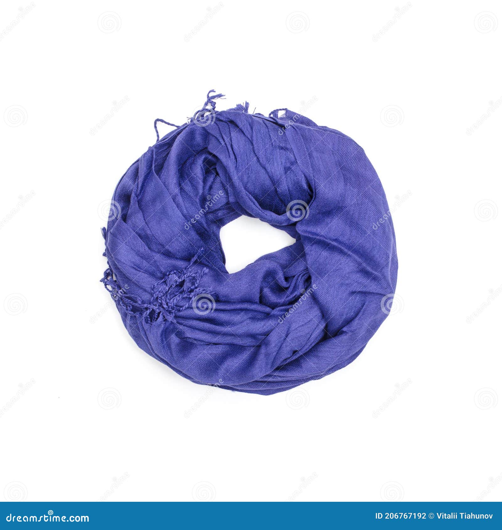 Women`s Blue Scarf Isolated on White Stock Photo Image of elegance, scarf 206767192