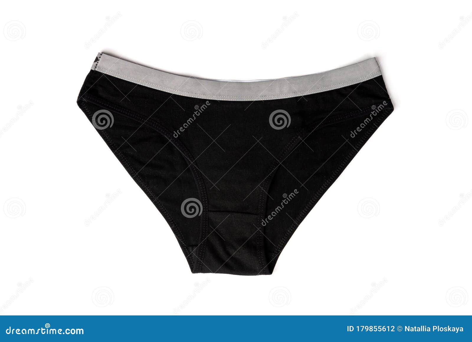 Women`s Cotton Panties Isolated on White Background Stock Photo - Image ...