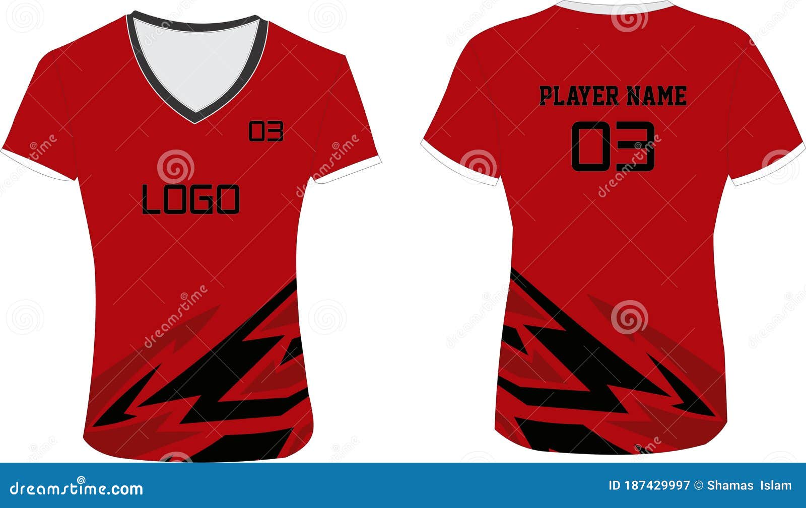 Download Women S Custom Design Sublimated Volleyball Jersey Mock Up Templates Illustrations Stock Vector Illustration Of Fabric Fashion 187429997