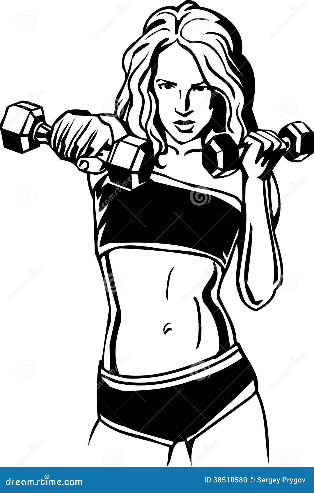 Fitness Strong Woman Fit Female Body Athlete Sport Healthy Lifestyle SVG PNG JPG  Vector Clipart Circuit Cut Cutting