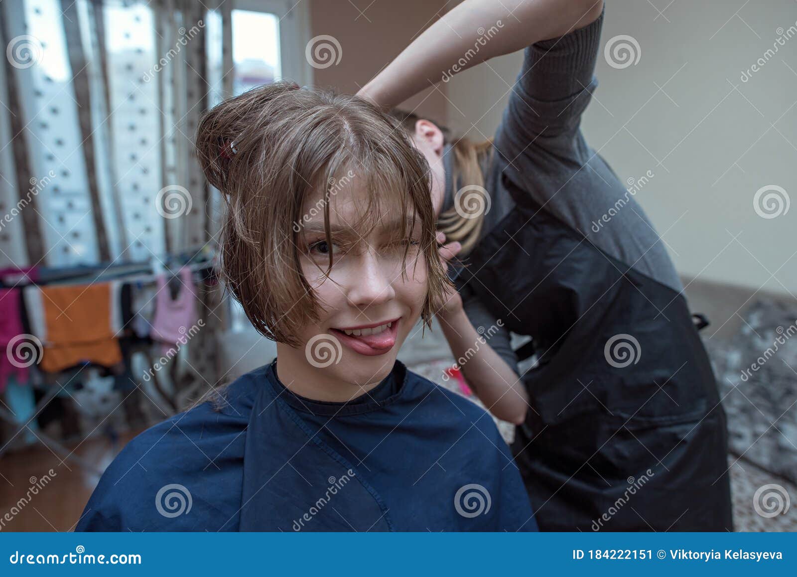 Women`s Haircut at Home. Hairdresser Cuts a Girl at Home. Stock Image - Image of beauty, covid: 184222151 Women`s Haircut at Home. Hairdresser Cuts a Girl at Home. Stock Image - Image of beauty, covid: 184222151