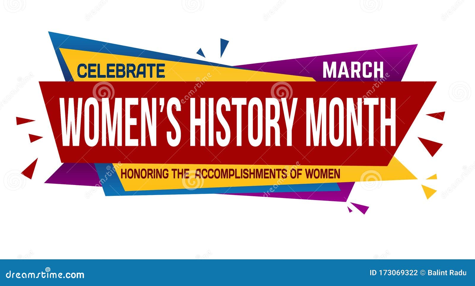 women`s history month banner 