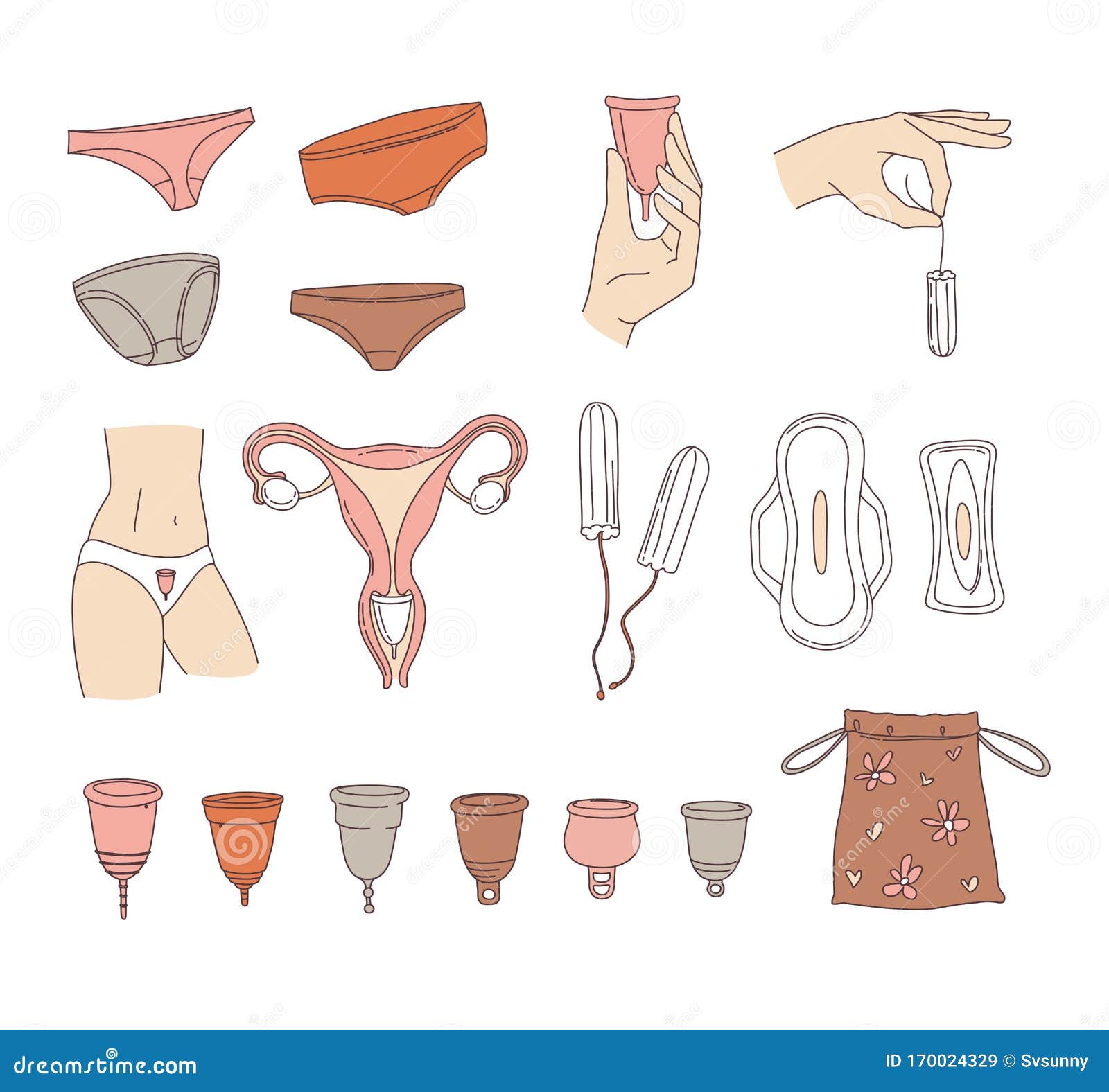 Menstrual Cup Stock Illustrations – 2,690 Menstrual Cup Stock