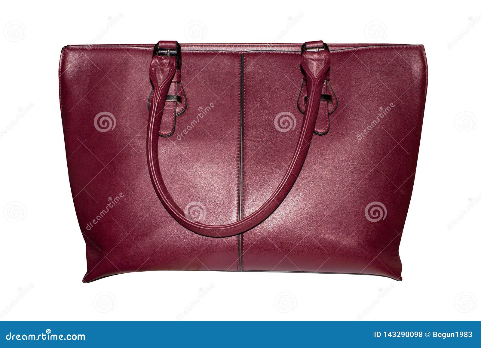 Women`s Leather Bag with Handles Stock Photo - Image of personal ...