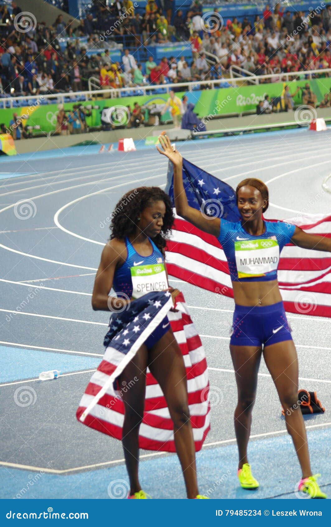 Women S 400m Hurdles Winners At Rio16 Editorial Stock Image Image Of Field 400m