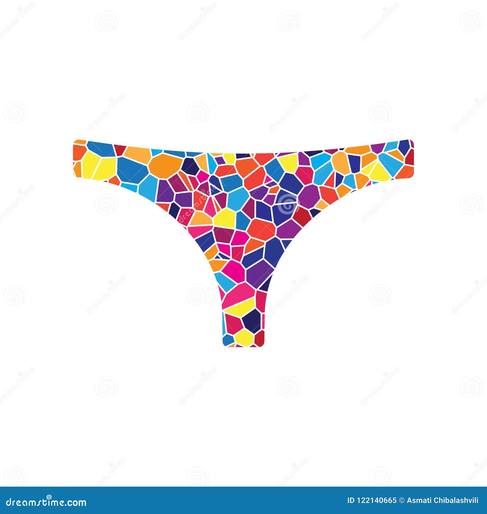 Women`s Panties Sign. Vector Stock Vector - Illustration of bikini