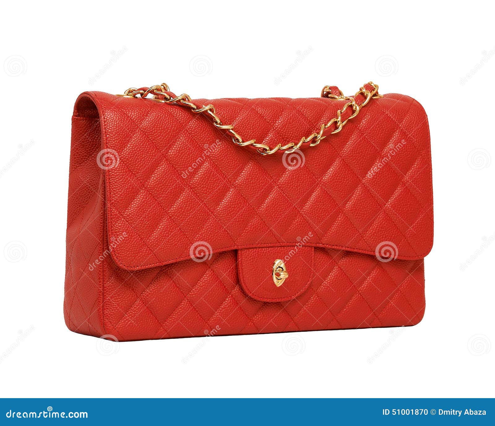 Women S Red Leather Handbag Stock Photo - Image of female, handmade ...