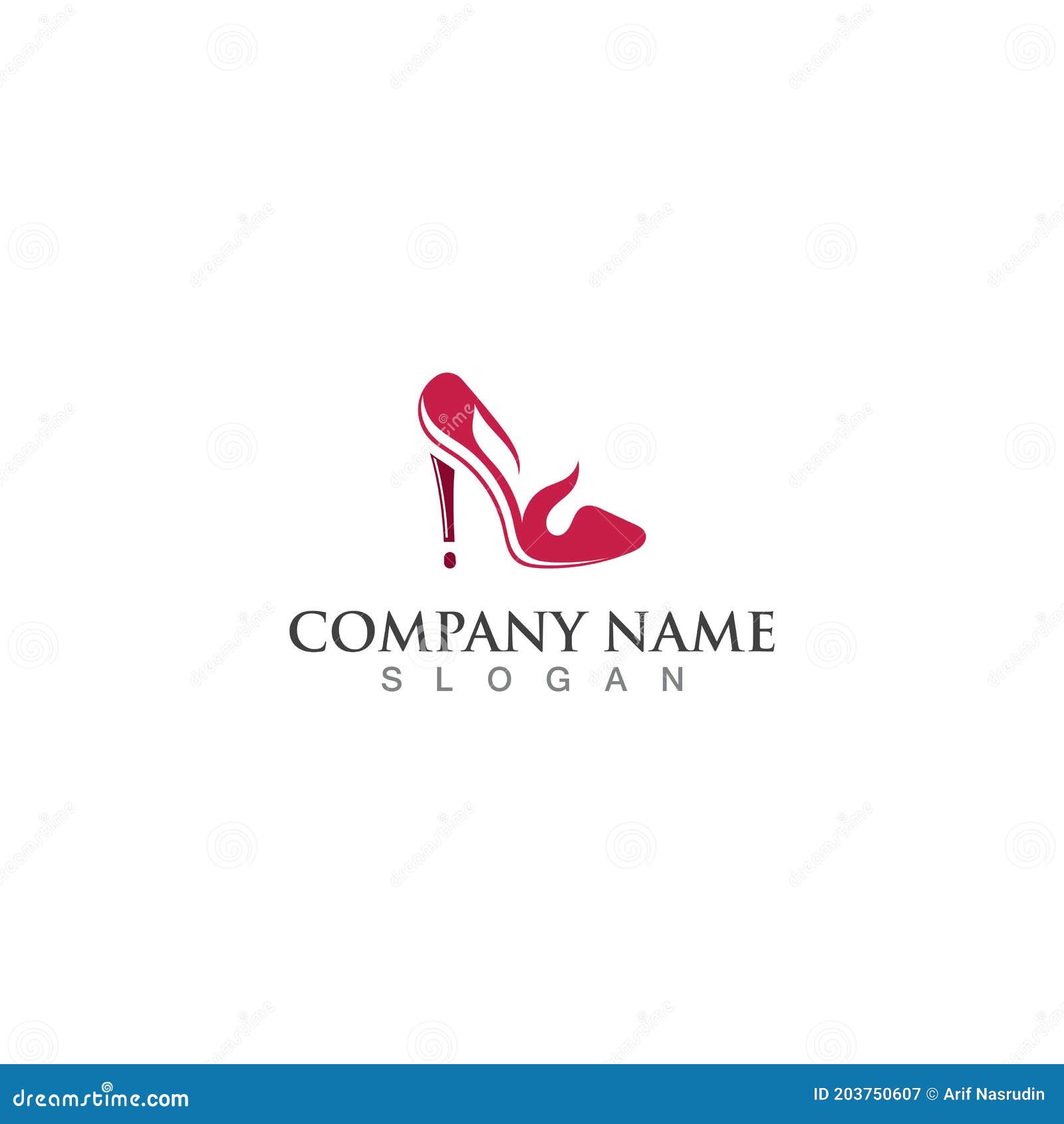 Women S Shoes Logo Design High Heel Shoe Icon Template Stock ...