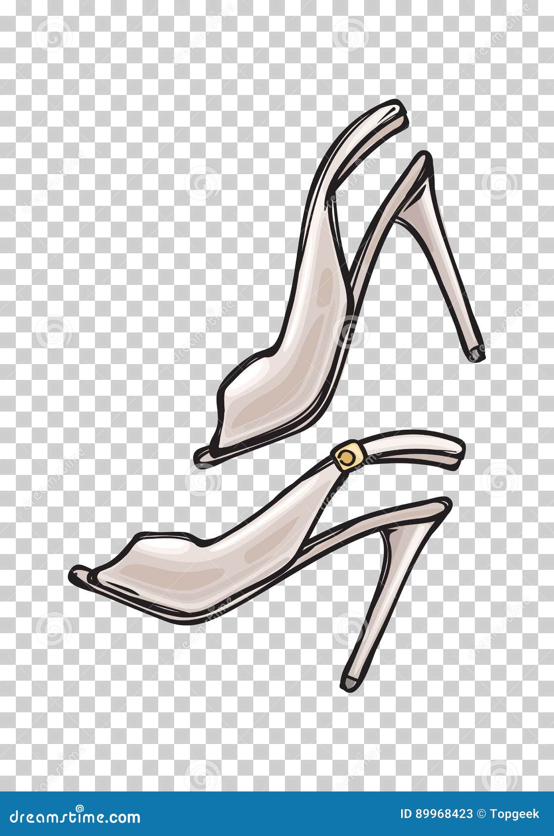 Women S Shoes with Open Toe in Cartoon Art Style Stock Vector - Illustration of high, beauty: 89968423 Women S Shoes with Open Toe in Cartoon Art Style Stock Vector - Illustration of high, beauty: 89968423