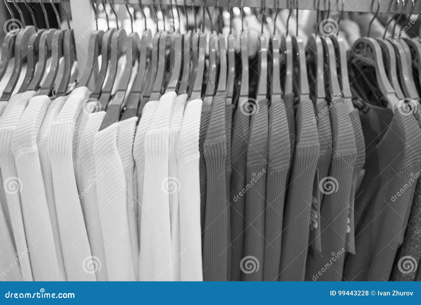 Women`s Sweaters on Hangers Stock Photo - Image of girl, male: 99443228