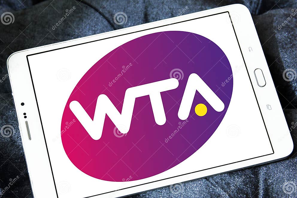 Women`s Tennis Association ,WTA Logo Editorial Stock Image - Image of ...