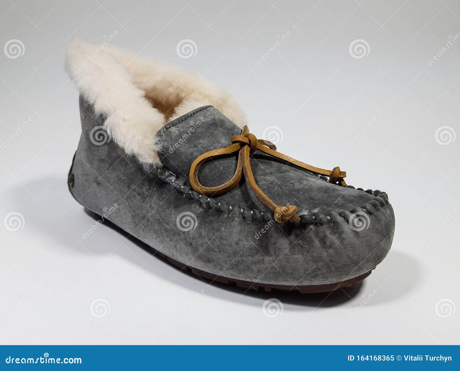Women`s Winter Boots on Fur. Shoes Ugg Editorial Image - Image of ...