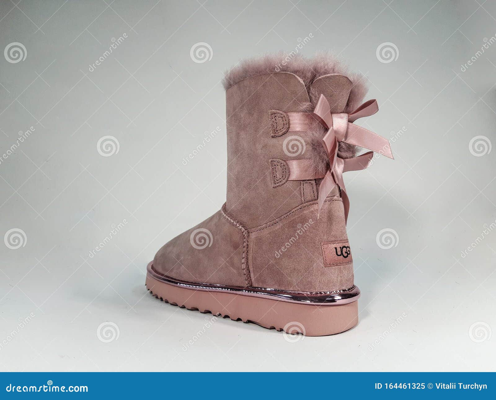 Women`s Winter Boots on Fur. Shoes Ugg Editorial Image - Image of snow ...