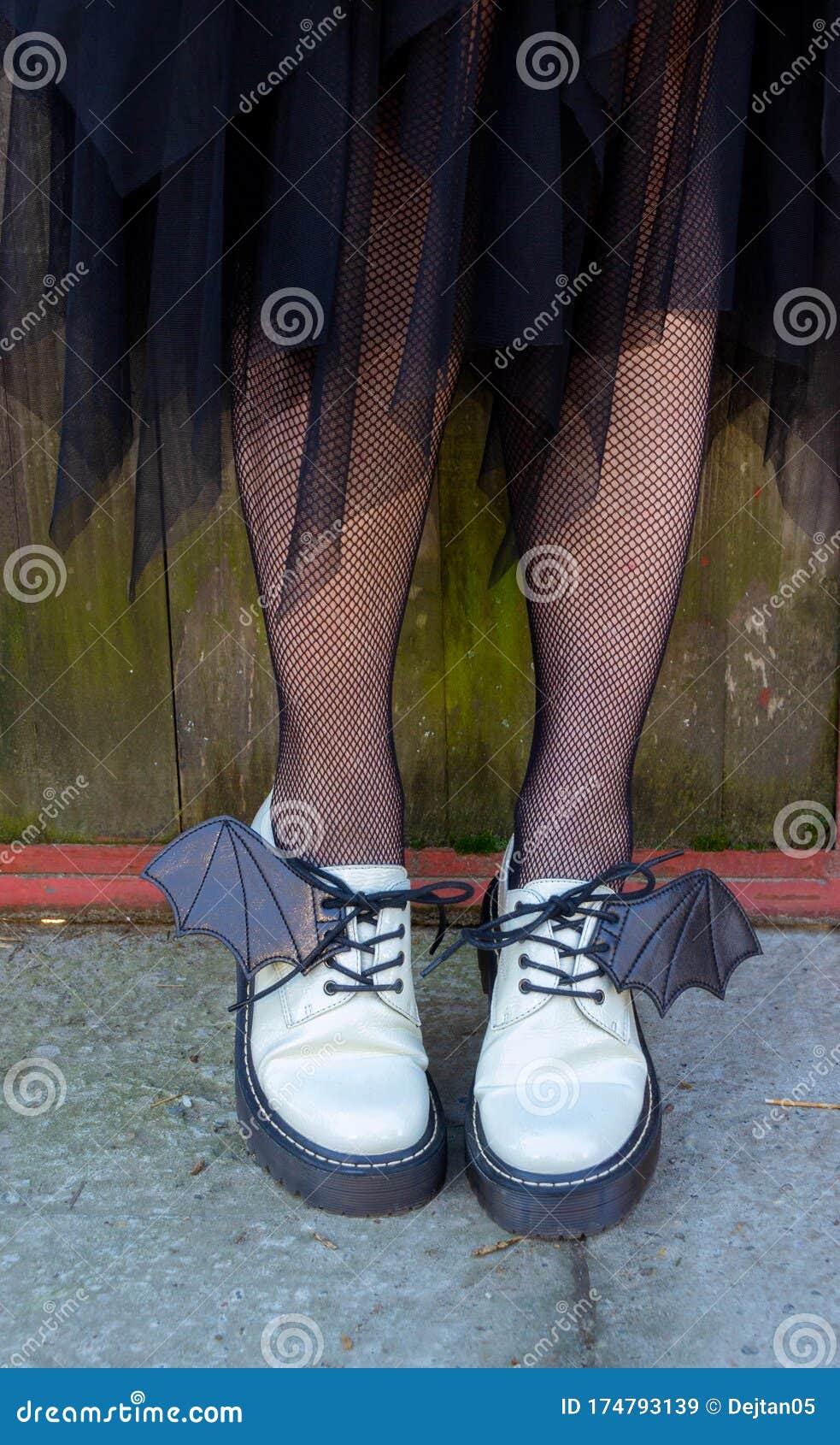 Women Legs in Gothic Style Shoes Stock Image - Image of female, catalog ...
