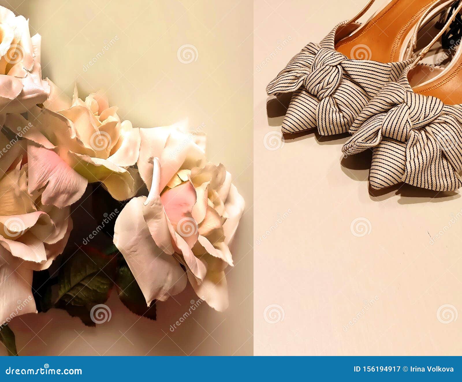 women shoes  flowers roses pink tea rose  background  moda concept luxury elegance glamour summer sandals