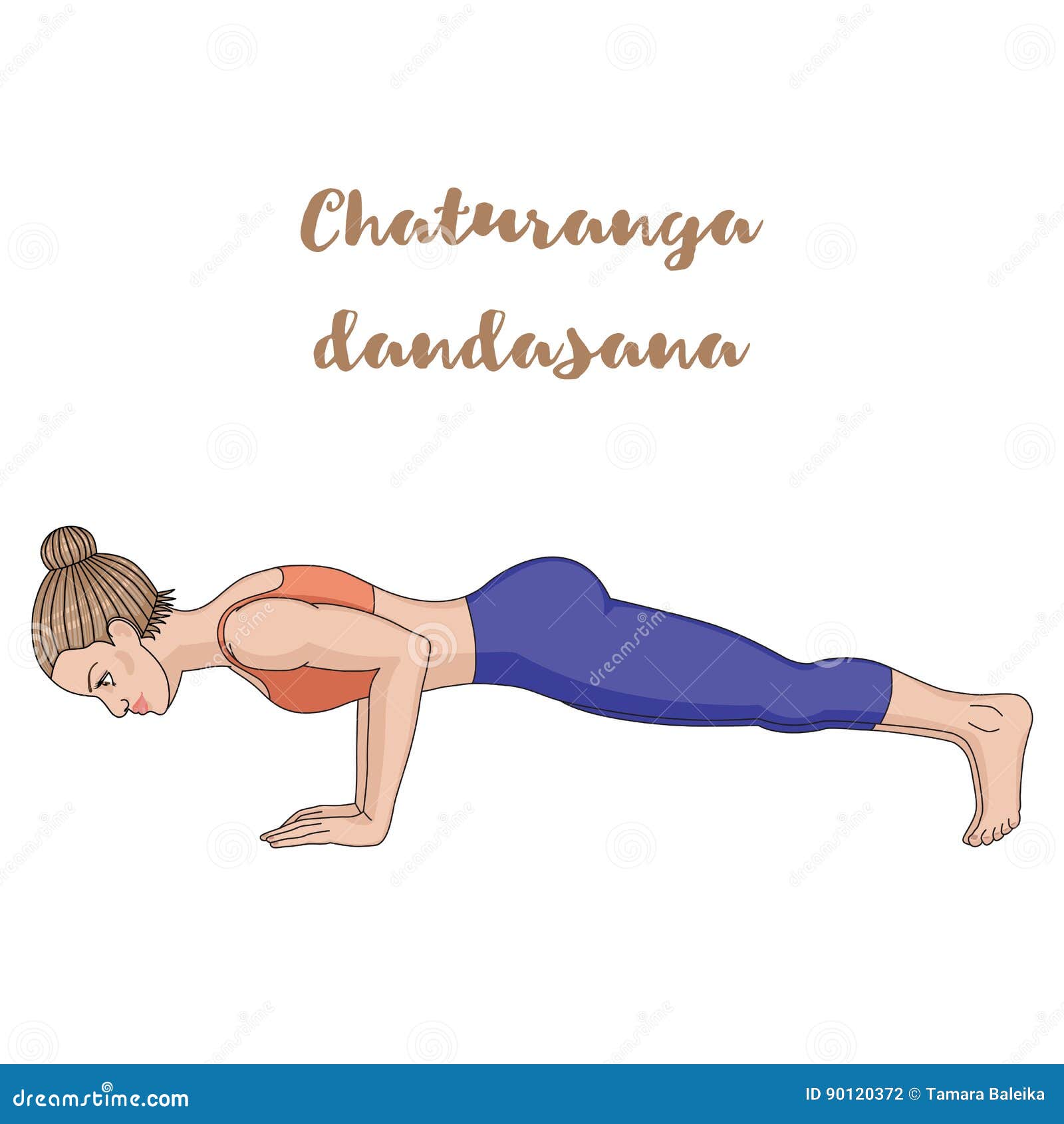 Chaturanga Dandasana (Four-Limbed Staff Pose) - Raj Yoga Rishikesh