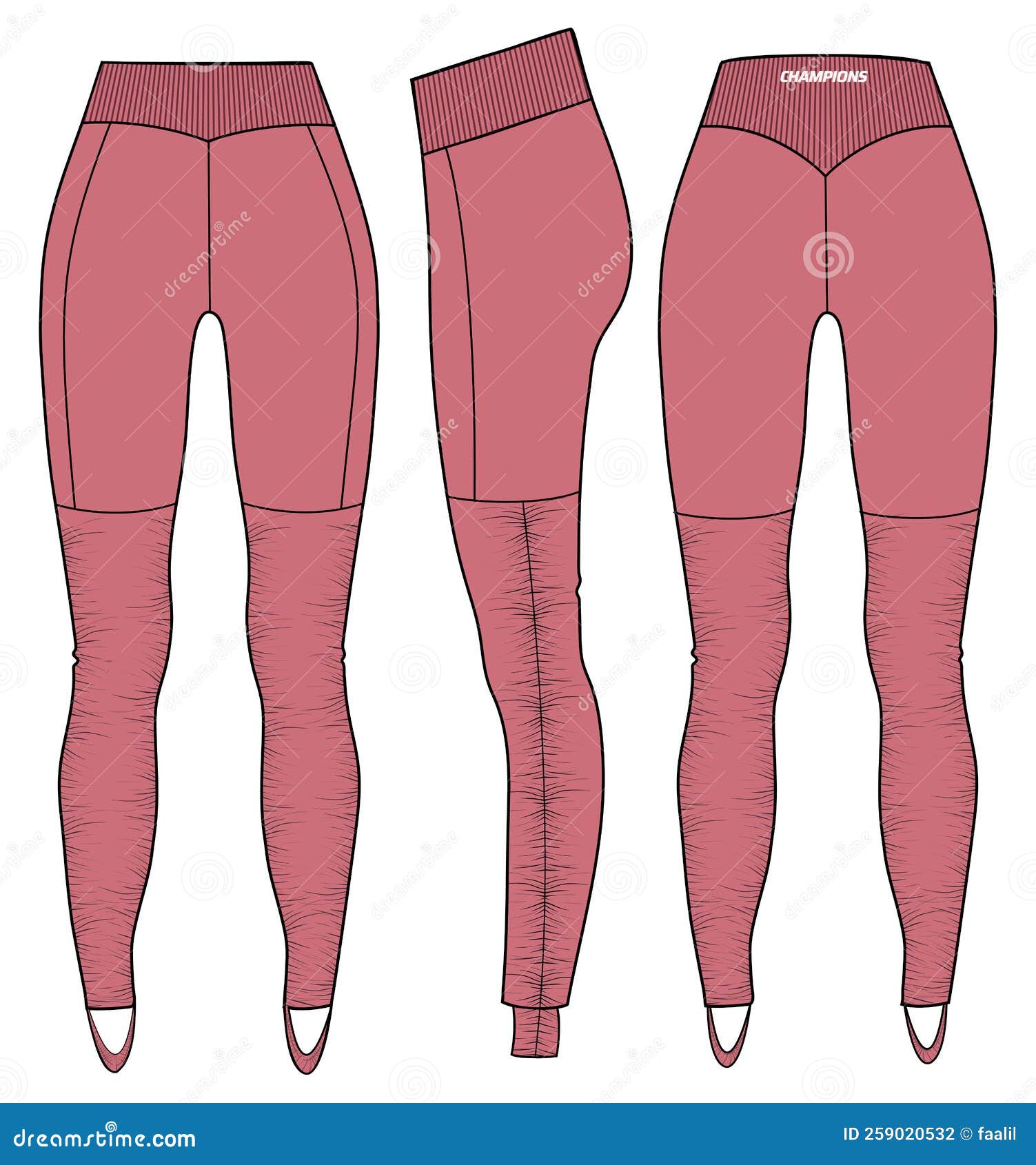 https://thumbs.dreamstime.com/z/women-sports-running-tights-leggings-pants-design-flat-sketch-vector-illustration-compression-concept-front-back-view-259020532.jpg