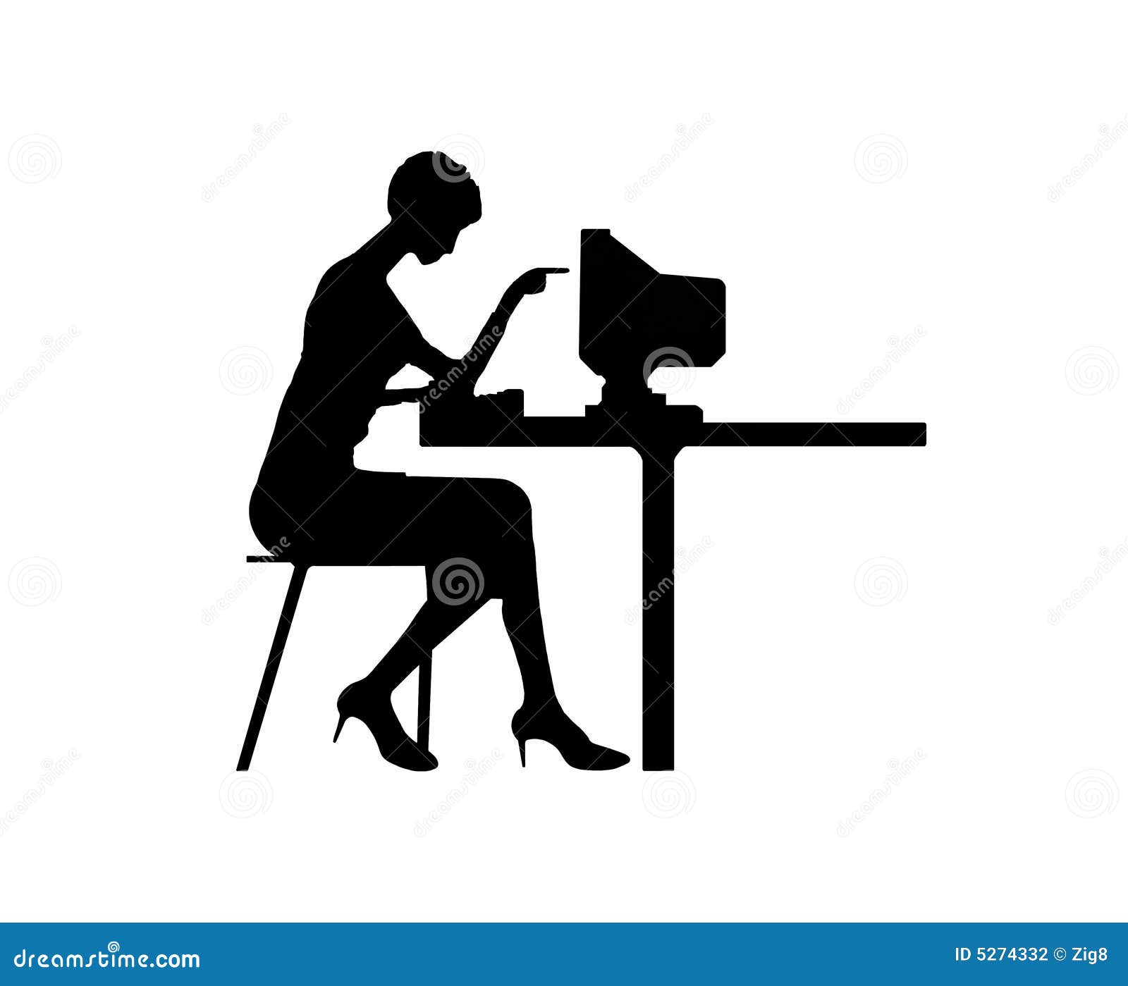 computer typing clipart - photo #38