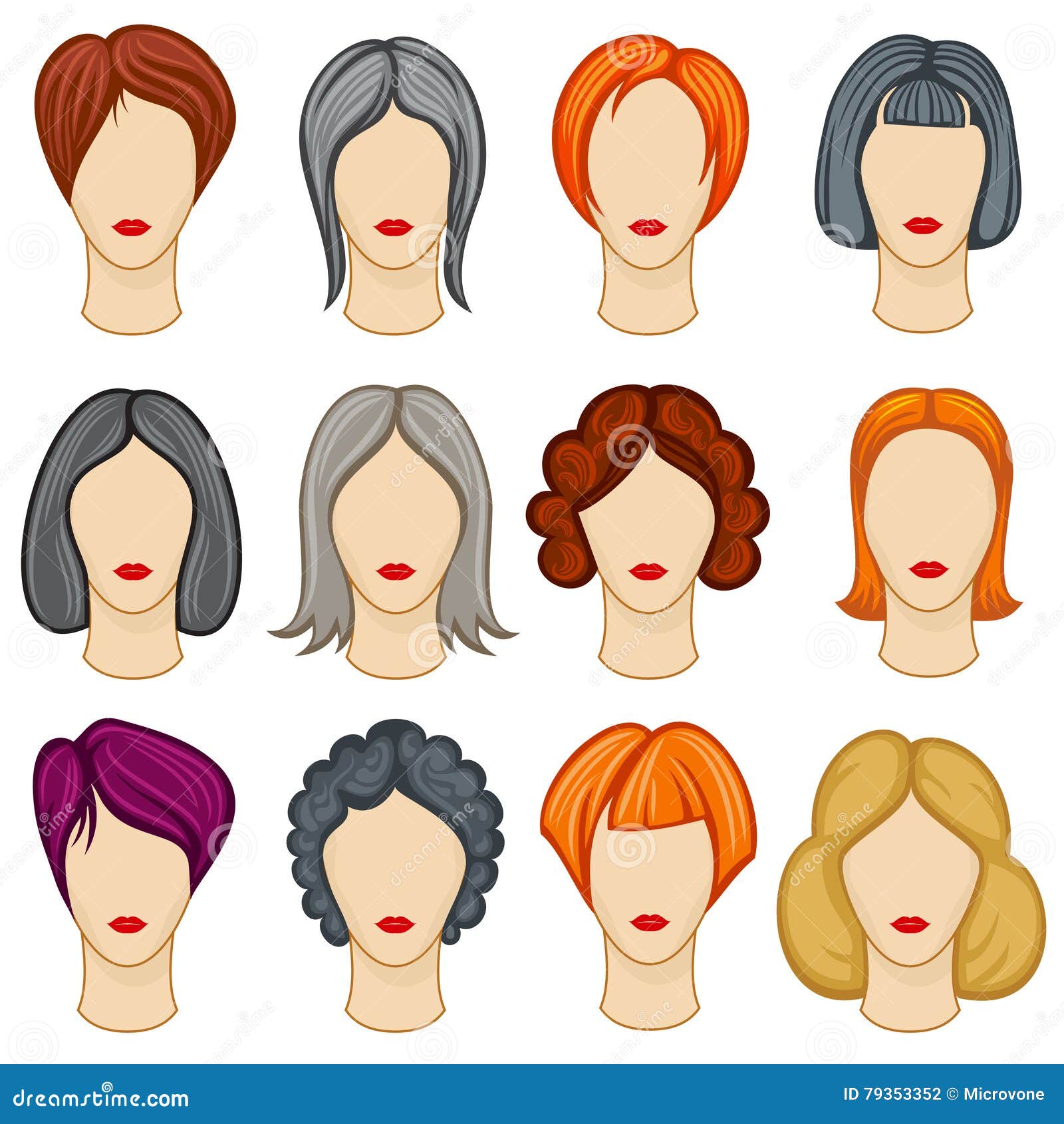 Hairstyles Mannequin Stock Image | CartoonDealer.com #6929977