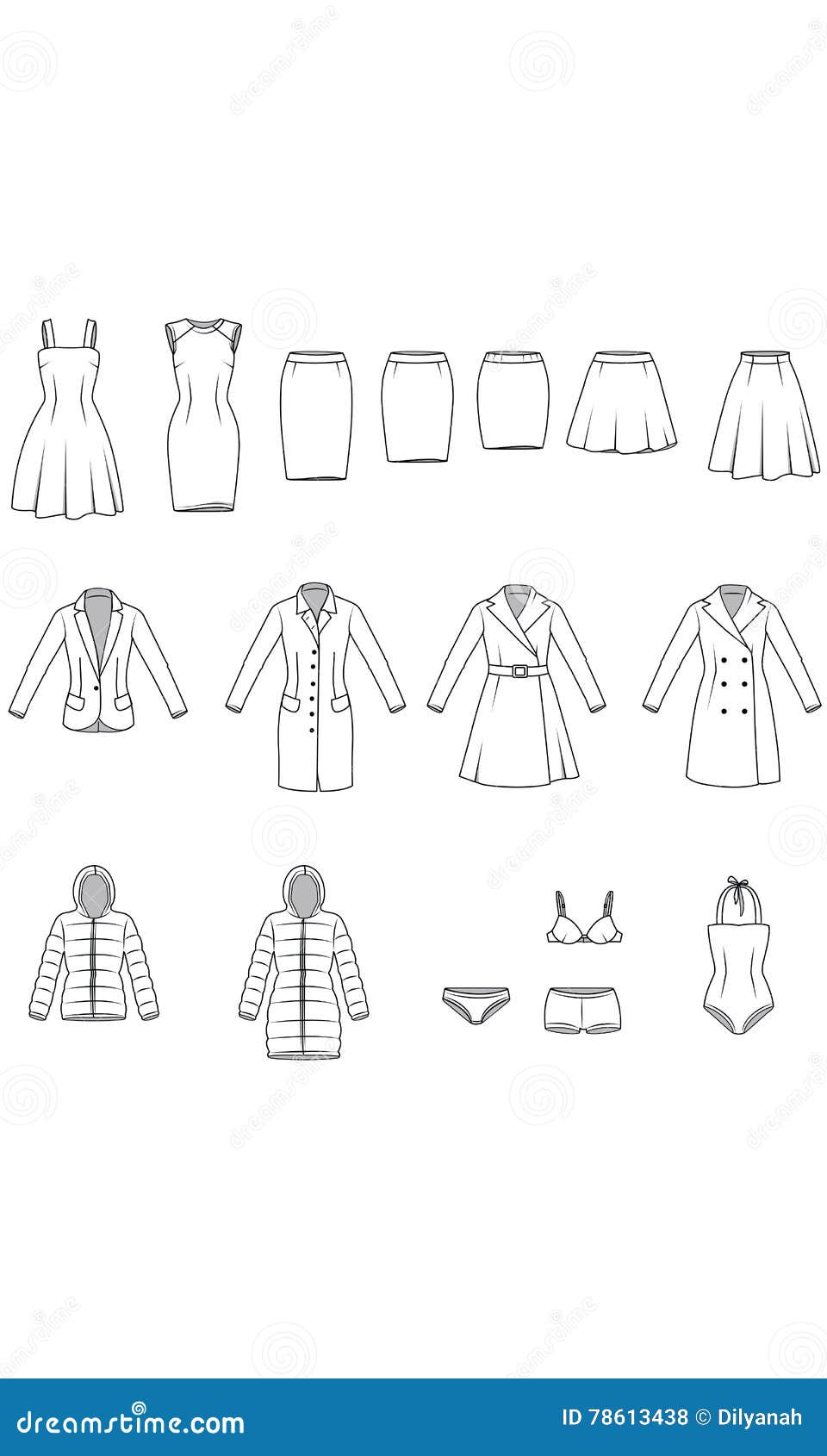 womens clothes , garment  , 