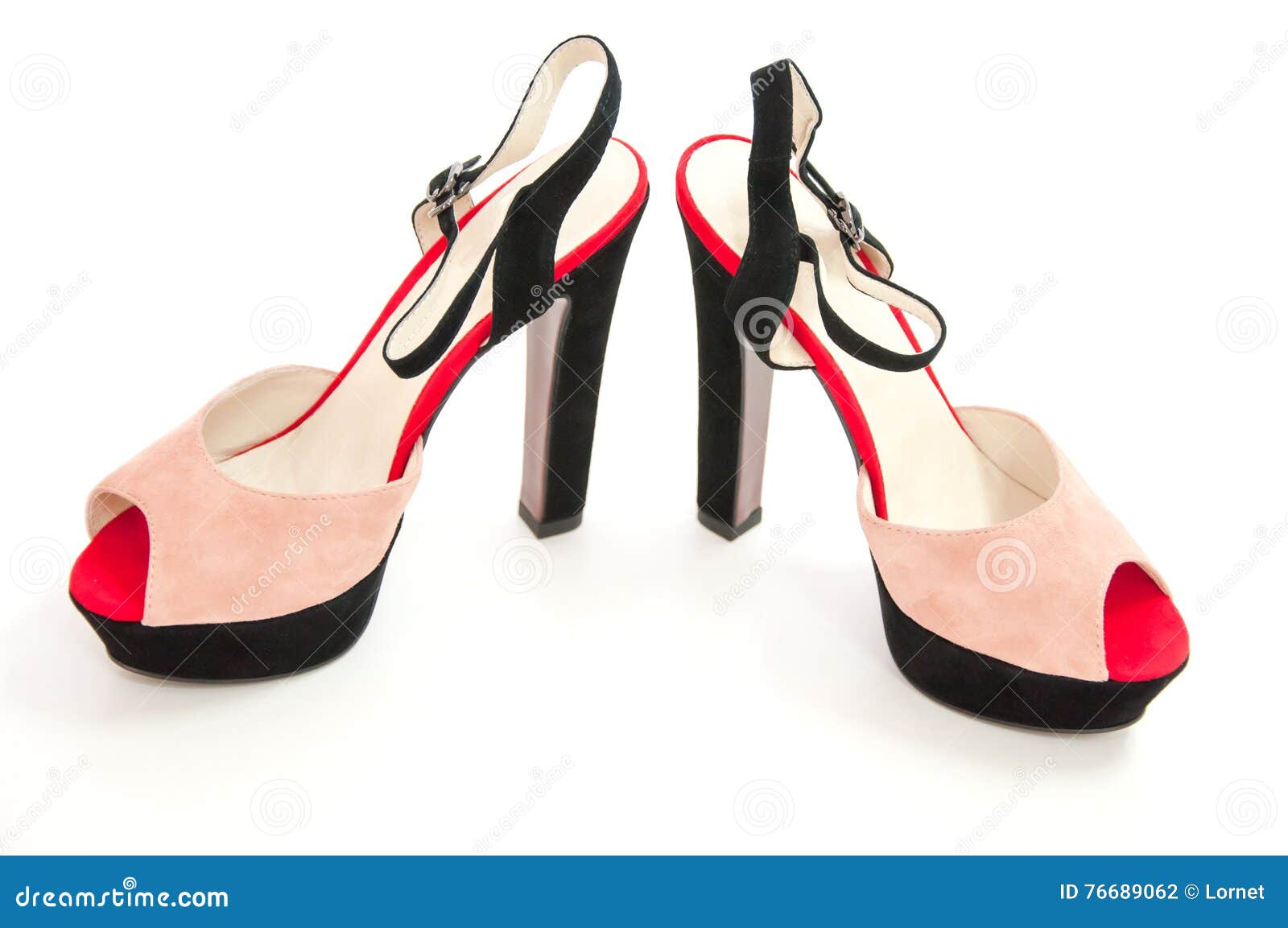 Heels | Elodie Back Strap Detail Pointed Block Heeled Court Shoes | Wallis