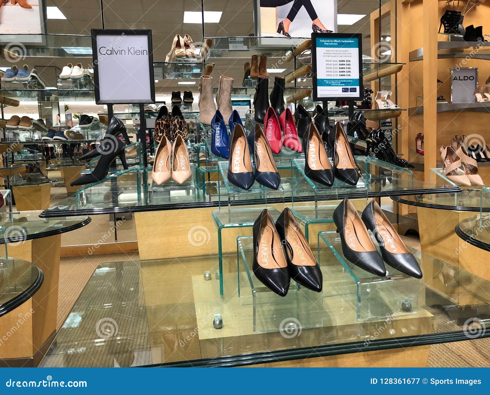 Womens Shoes in a Department Store Editorial Photography - Image of ...