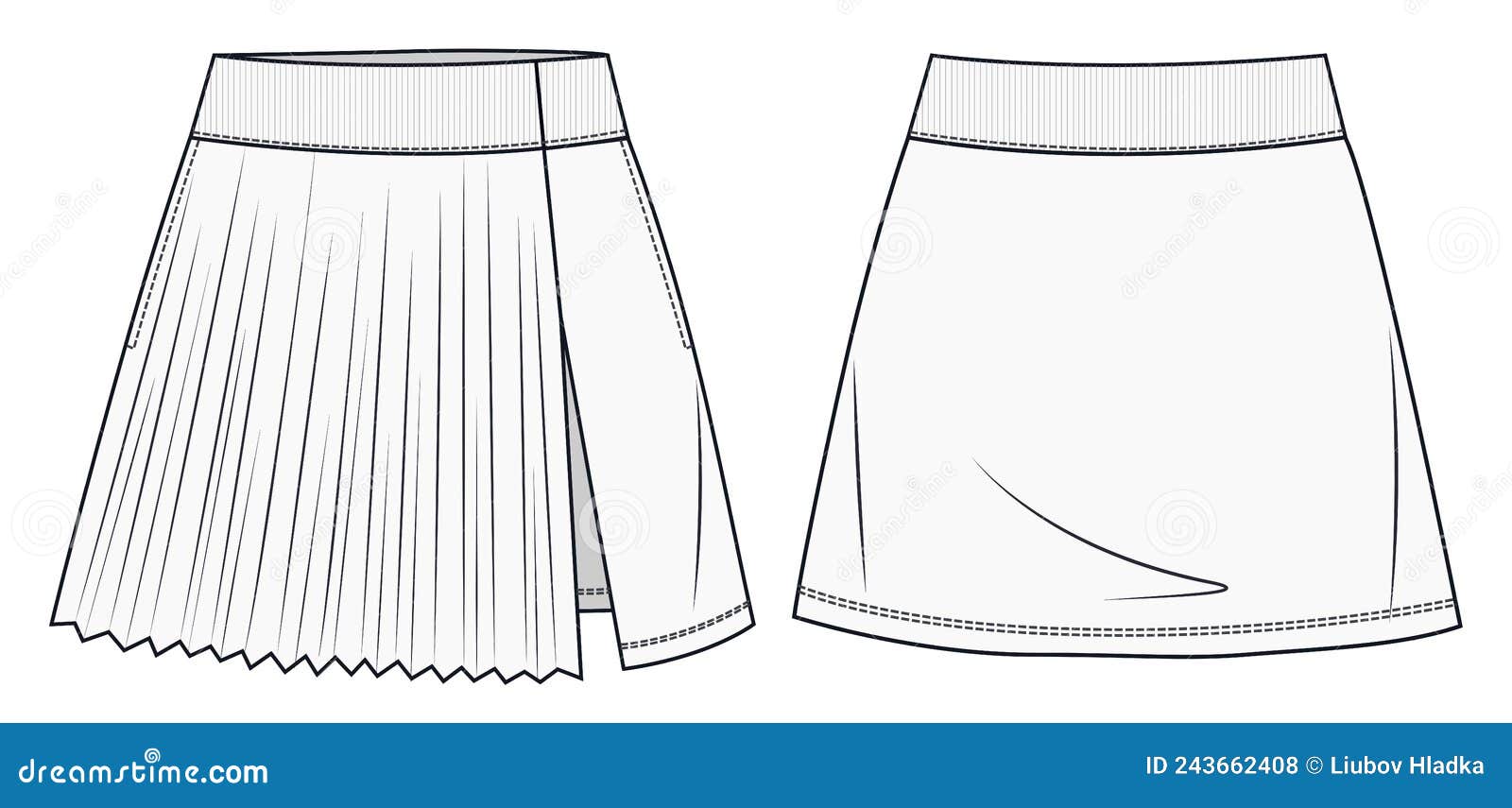 Discover more than 227 skirt flat sketch