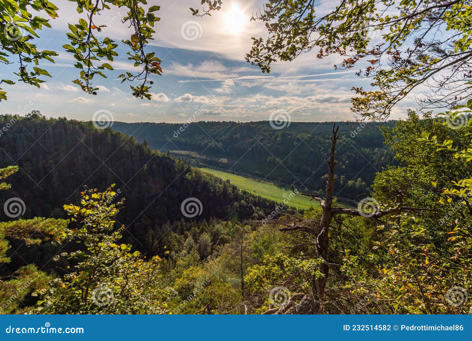wonderful autumn hike near beuron in the upper danube nature park