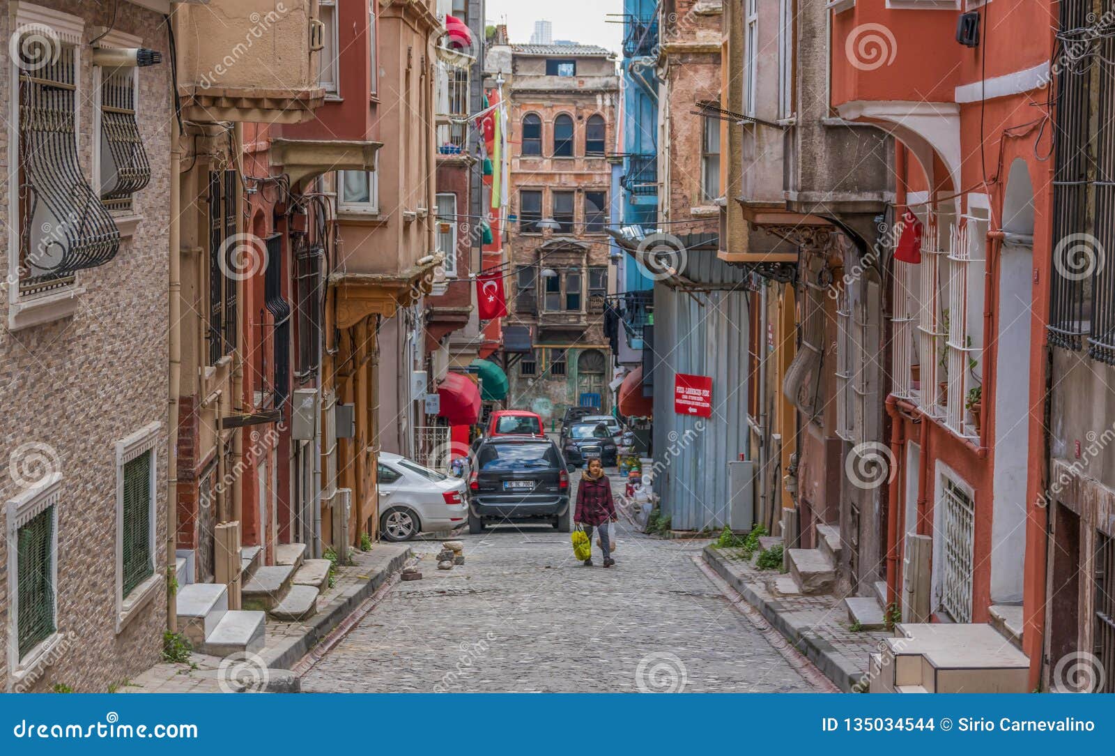 The Wonderful Districts of Fener and Balat, Istanbul Editorial Stock Image  picture