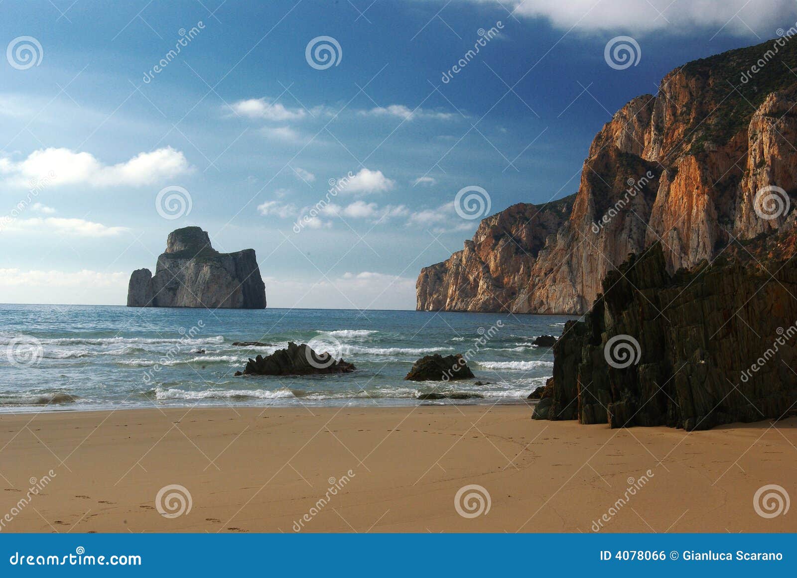 Wonderful View of Sardinian West Coast Stock Photo Image of green, sardinia 4078066