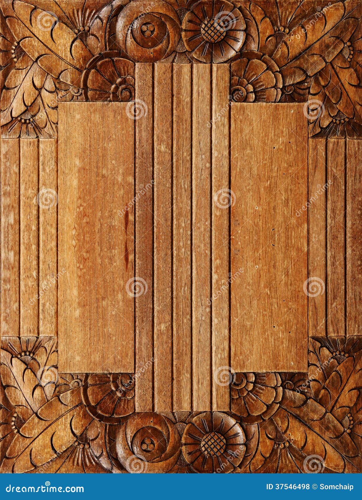 Wood Background With Carving Royalty Free Stock Photos - Image: 37546498