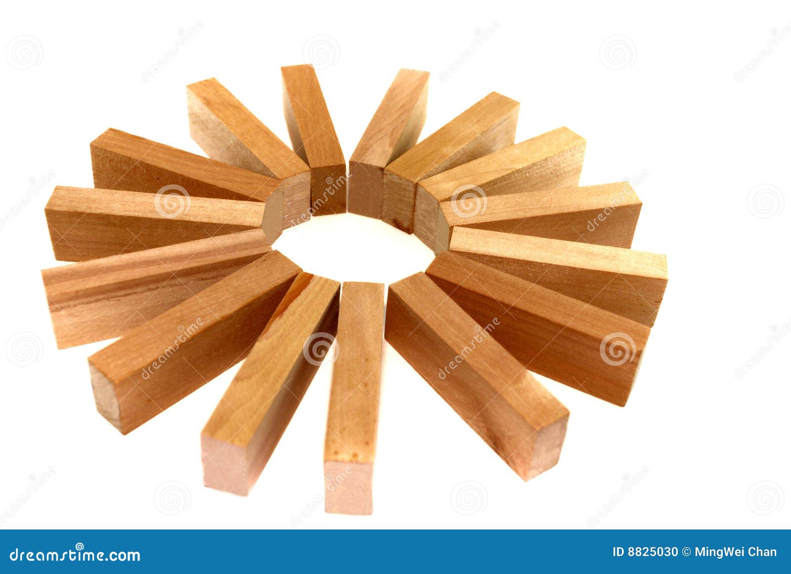 Wood Block Series 7 stock photo. Image of banking, house 8825030