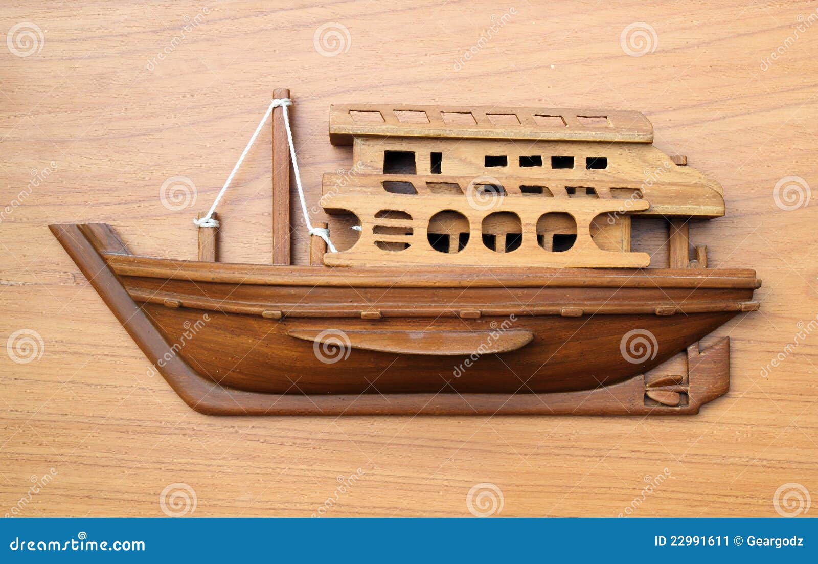 Green Wooden Fishing Boat Toy Stock Photos - Free & Royalty-Free