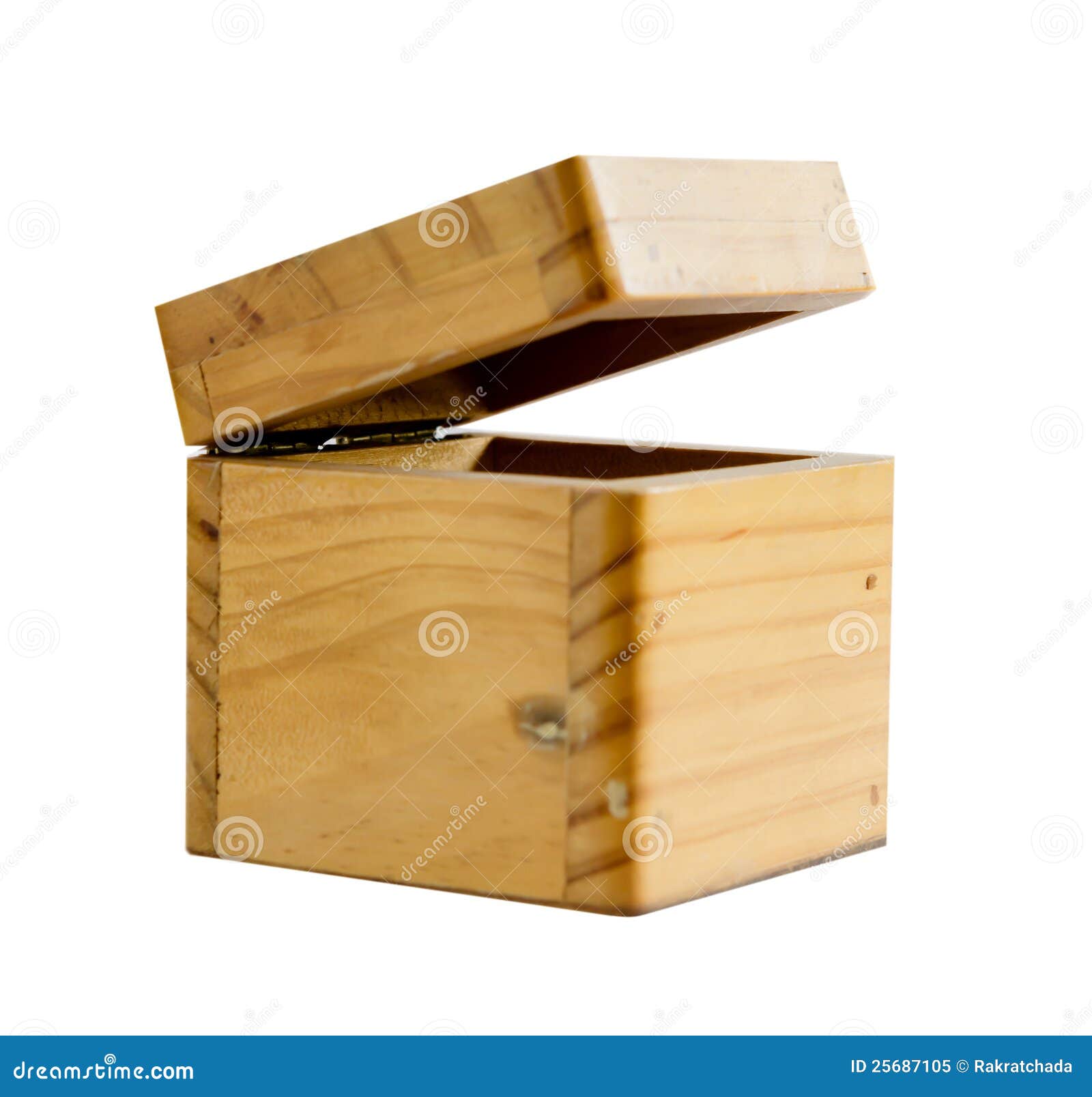 Wood box stock image. Image of background, open, small 25687105