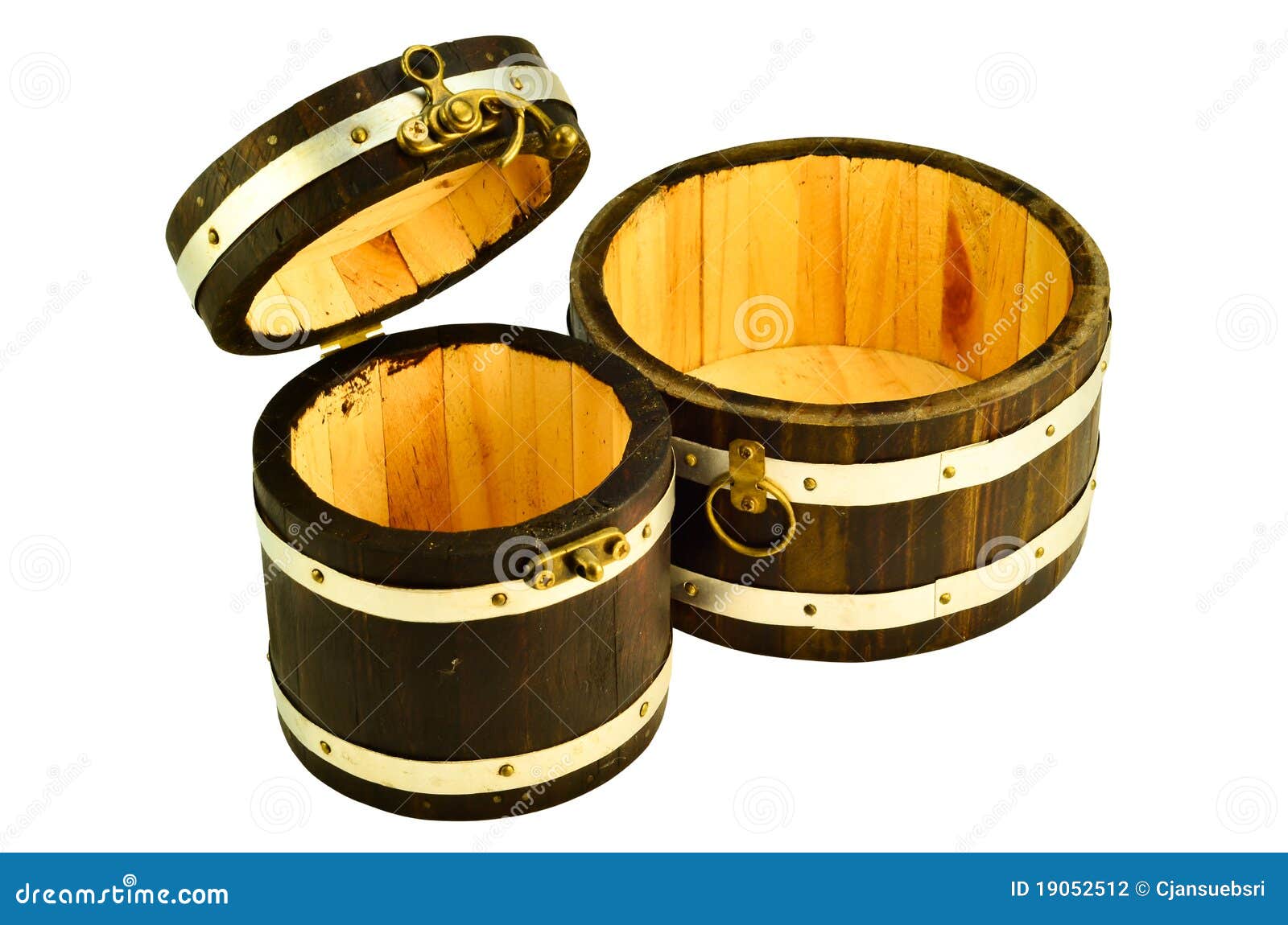 Wood Bucket stock photo. Image of wooden, decoration 19052512